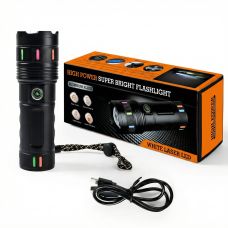 Zoomable 3600mAh LED Torch Light - Victor Bazar